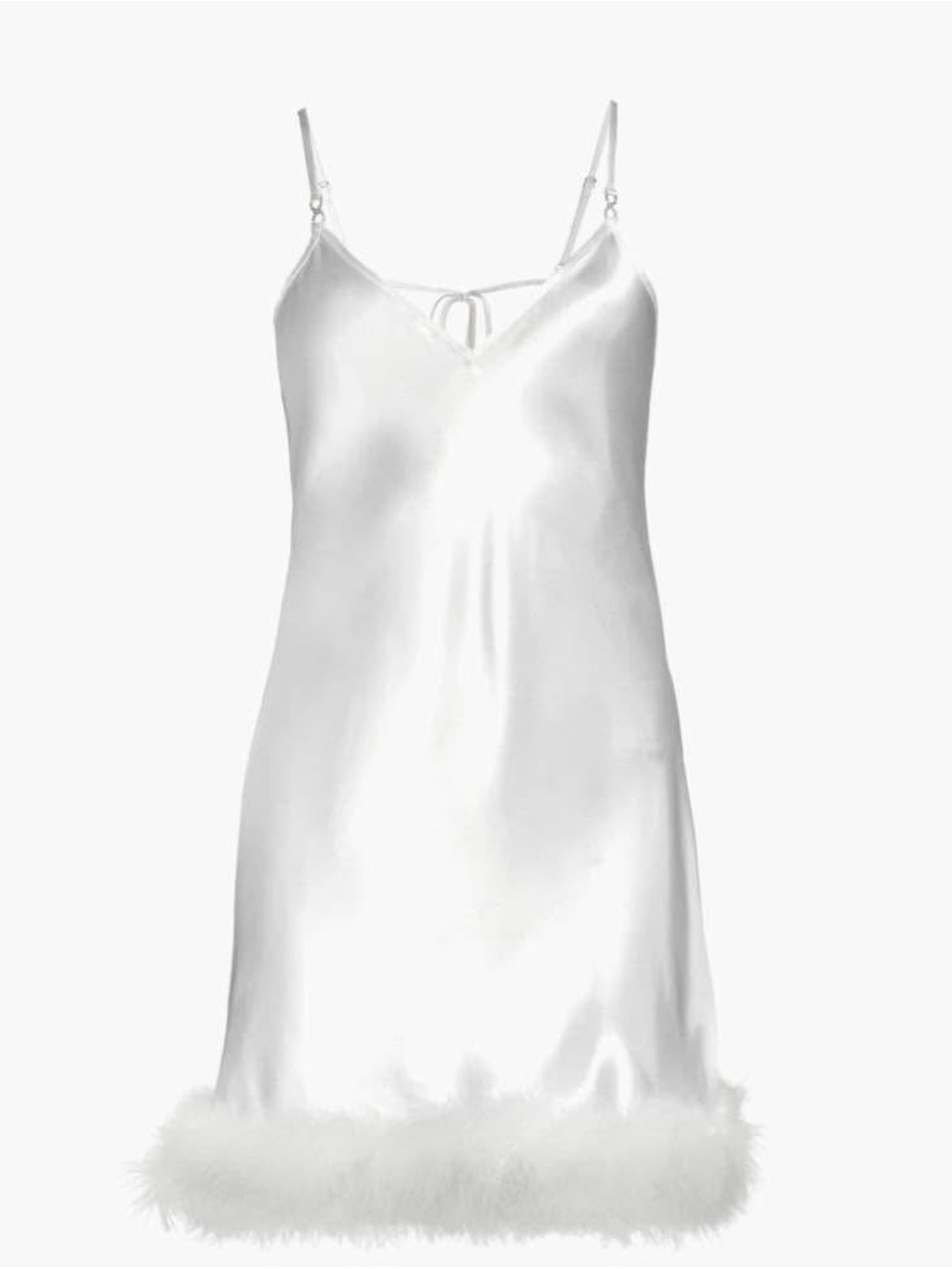 In Bloom Feather Chemise Bridal